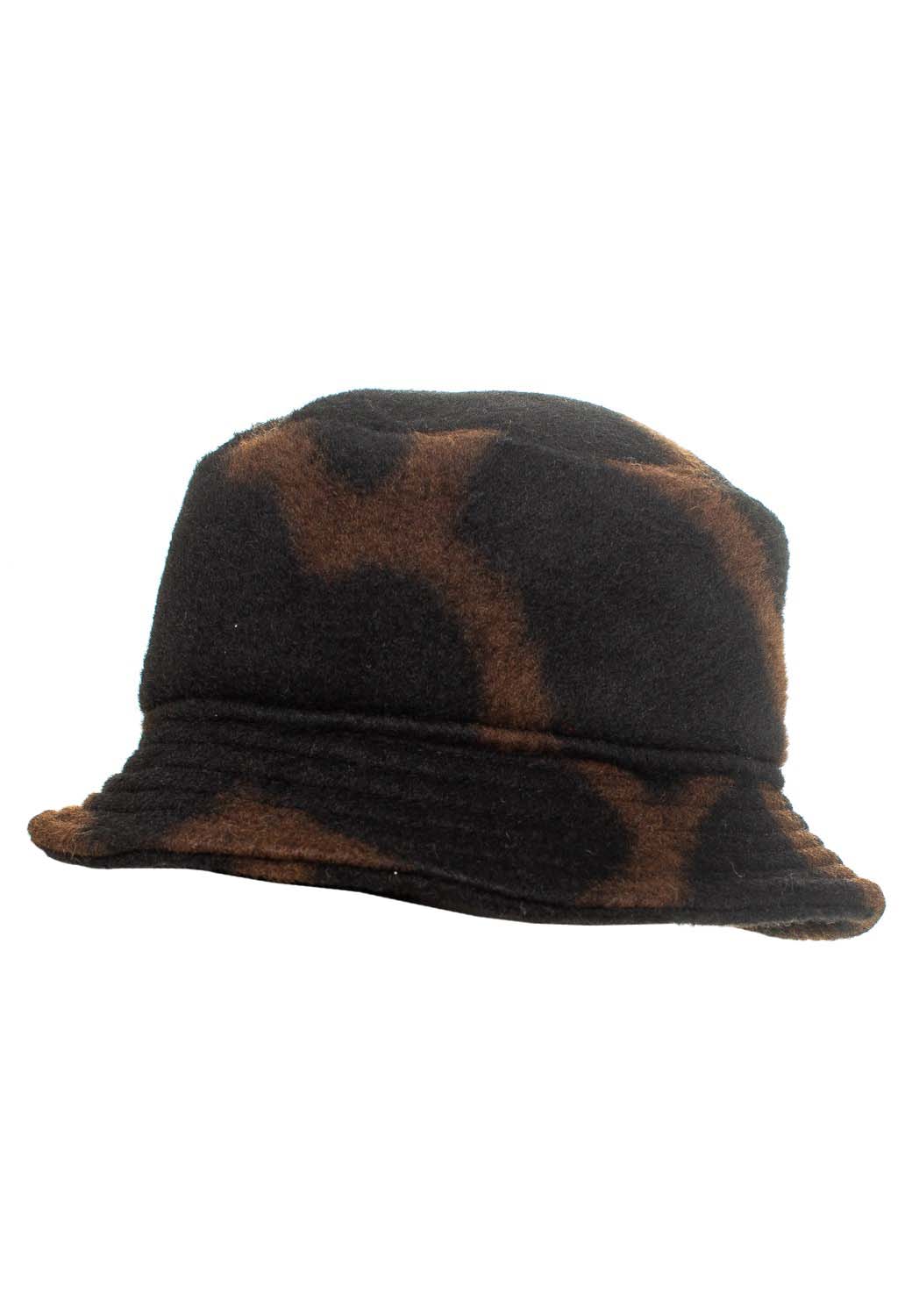CAPPELLO CLOCHE LANA JACQUARD GIRAFFA, 85%POLY15% WV, MADE IN ITALY